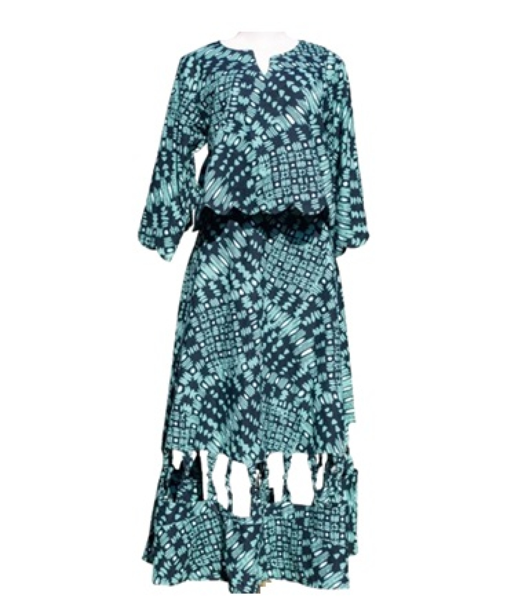 Aegean Breeze Two-Piece Dress Set