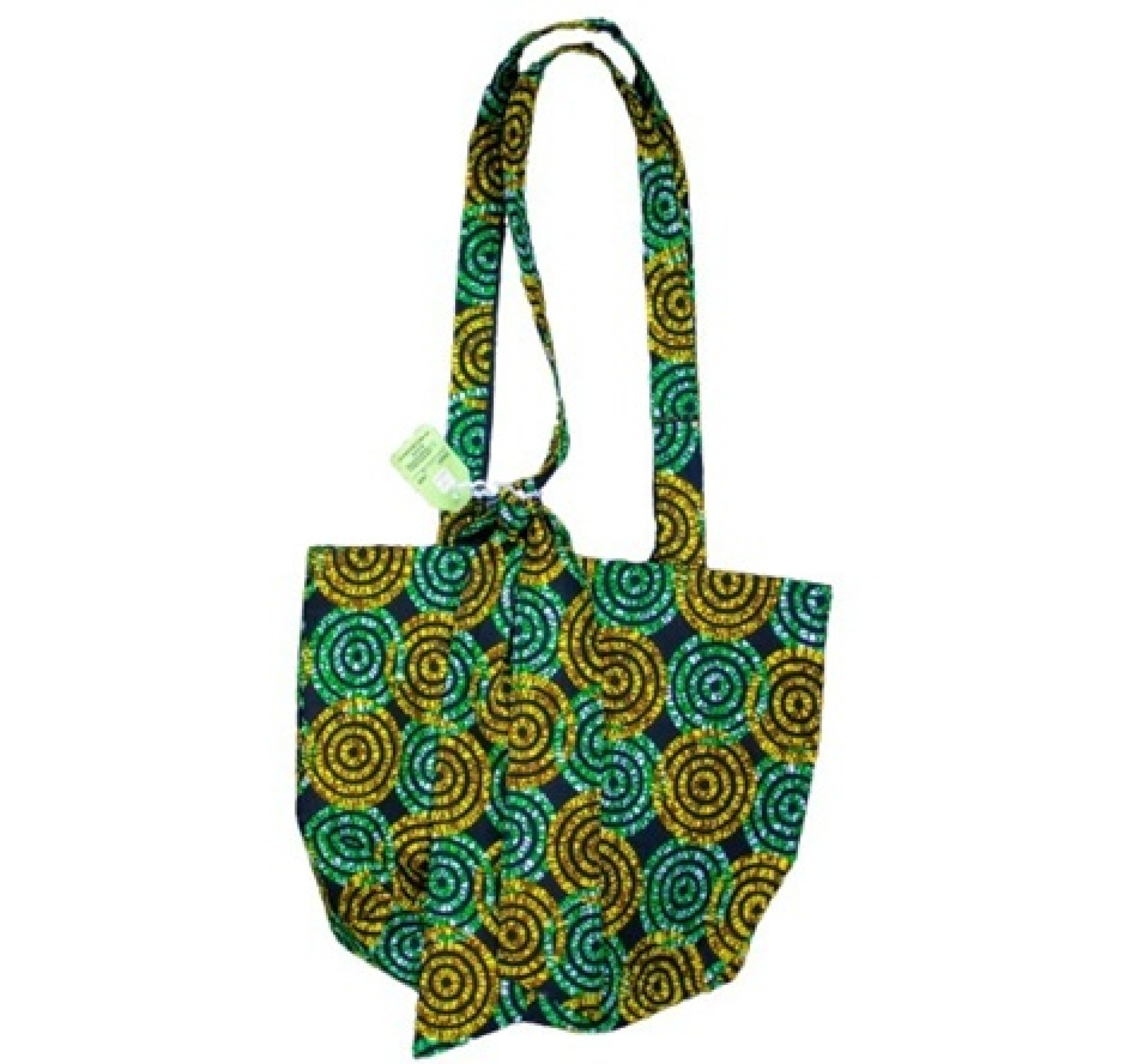 EcoPrint Ankara Tote Bag