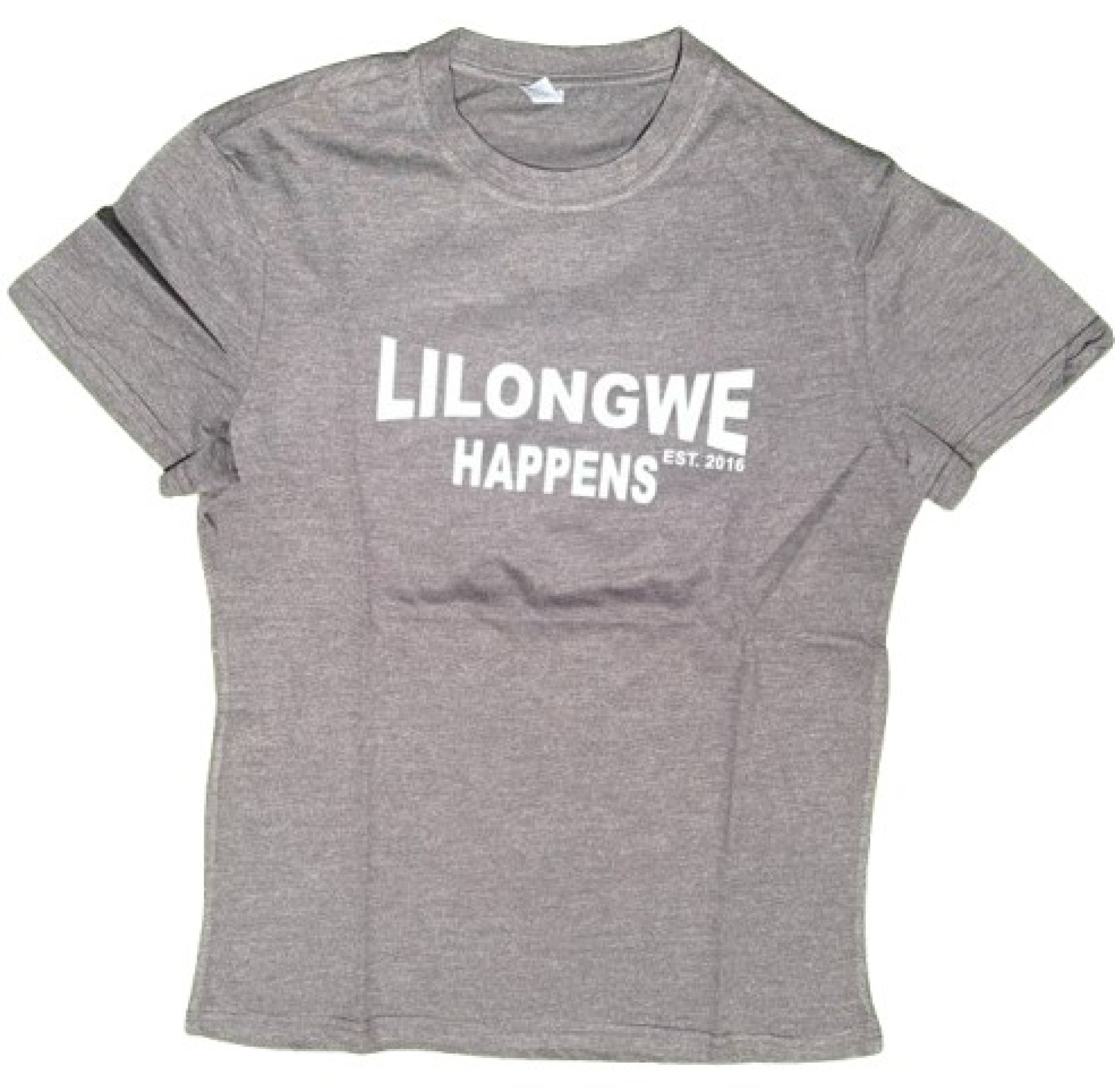 Lilongwe Happens Men's Grey T-Shirt
