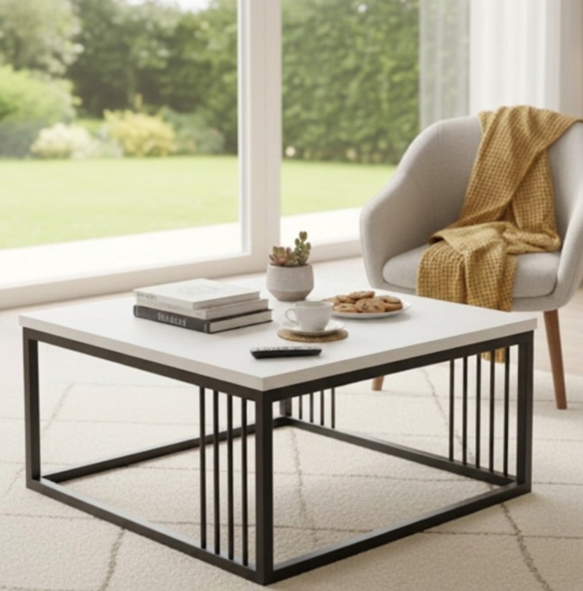 Urban Loft Coffee Table - White Top