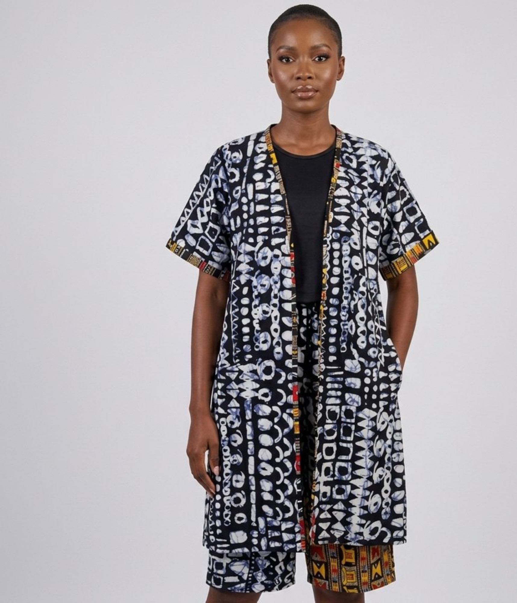 Urban Heritage Open-Front Kimono Set