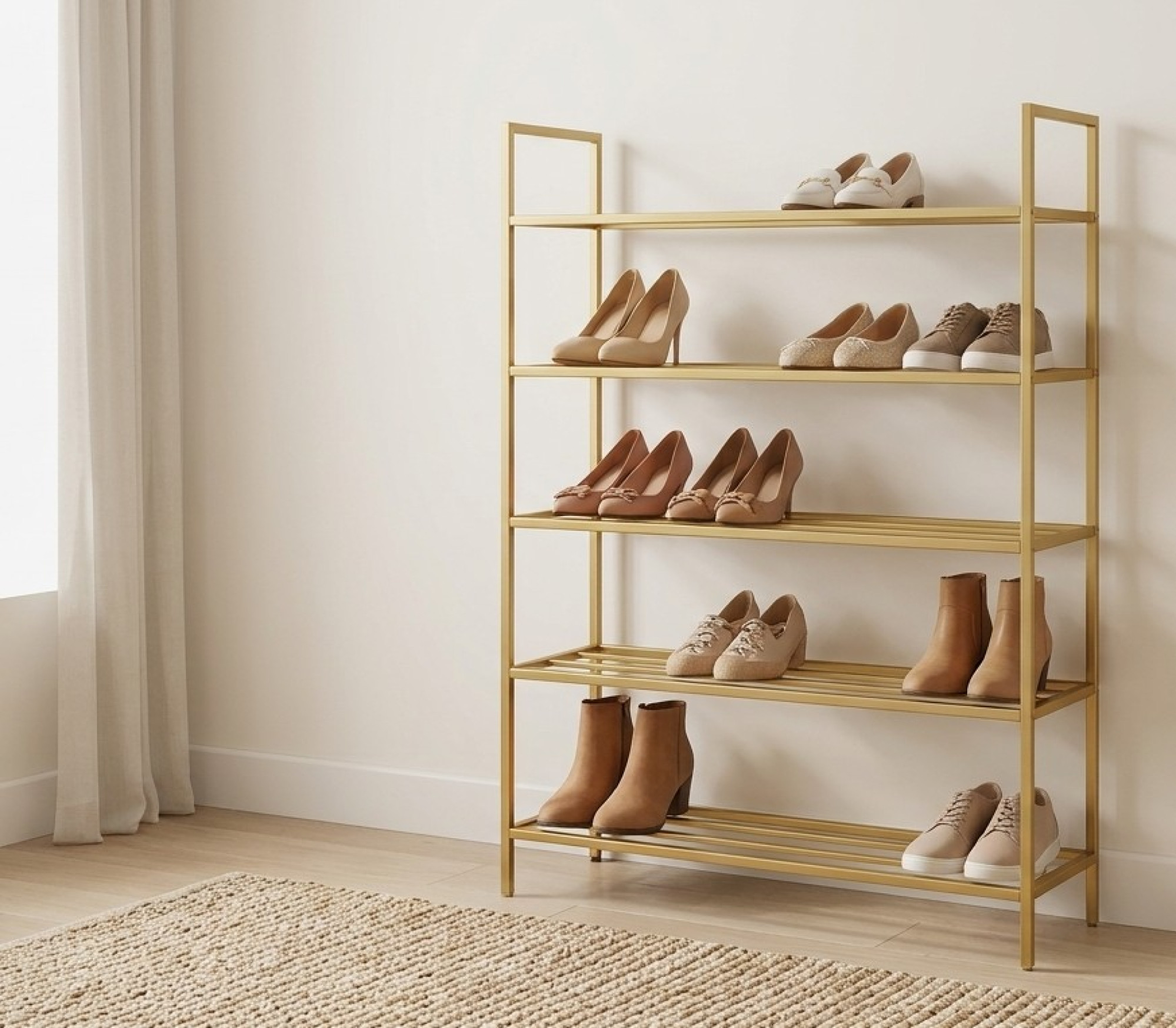 Monarch 5-Tier Shoe Rack